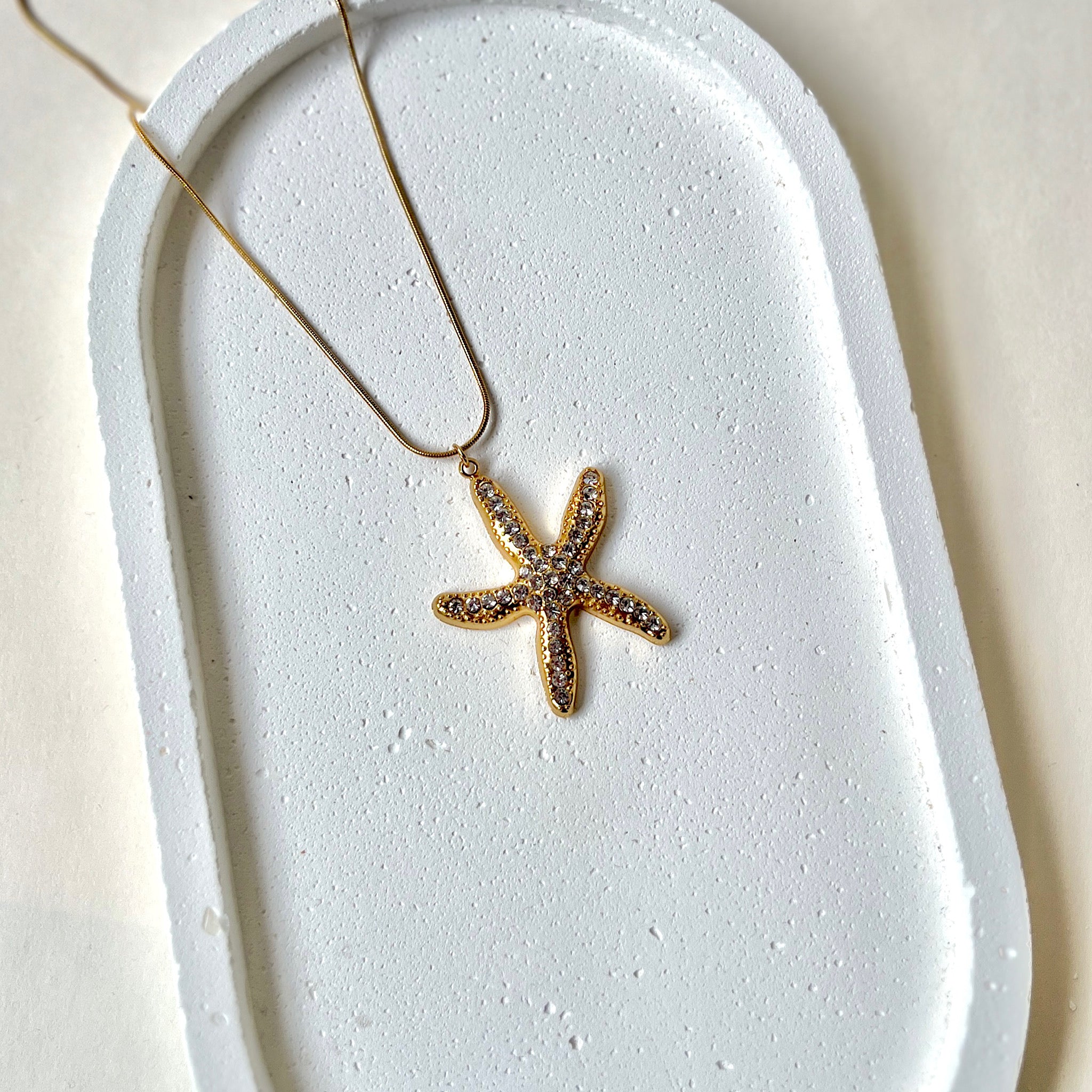 Gold-Plated Starfish Necklace