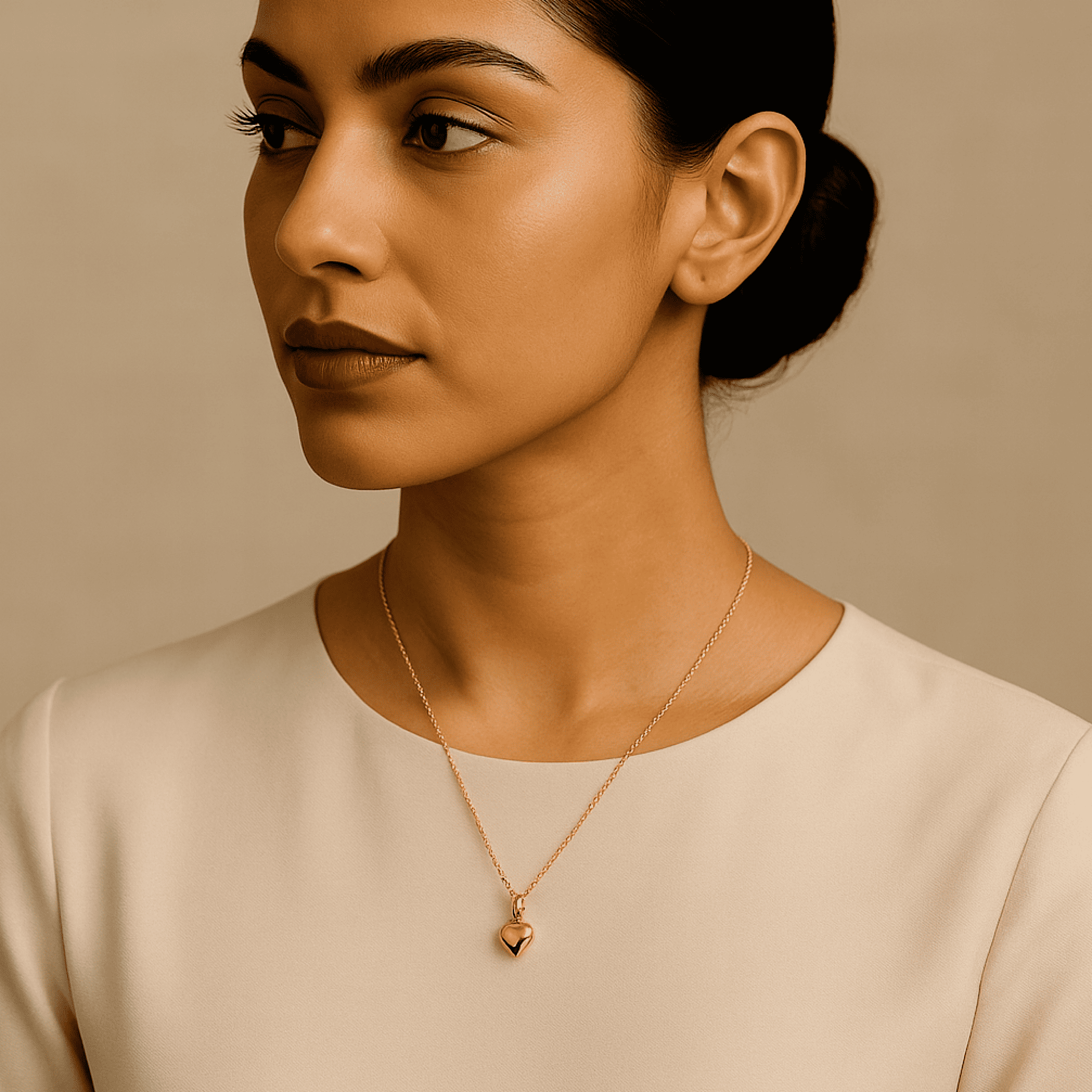 Minimal Heart Gold-Plated Necklace