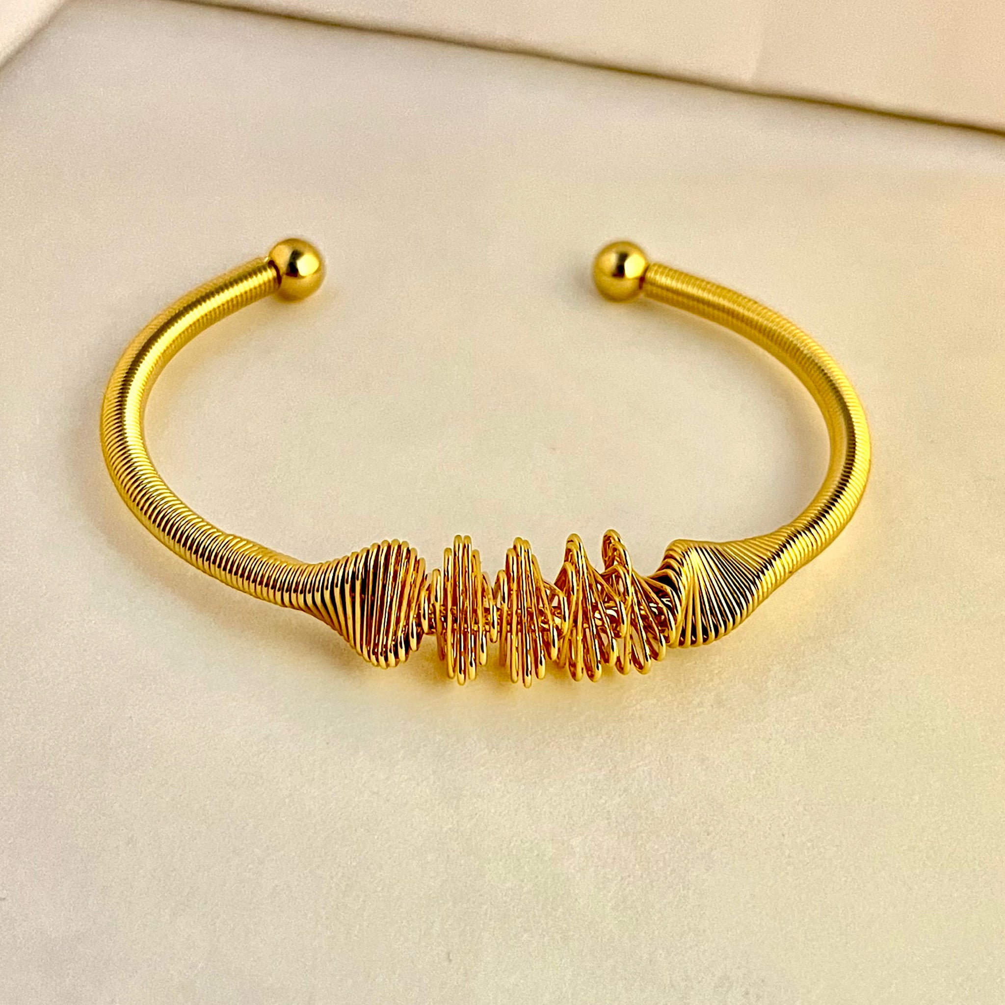 Spiral Cuff Bracelet