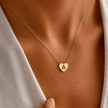 Amora Initial Heart Necklace 