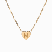 Amora Initial Heart Necklace 
