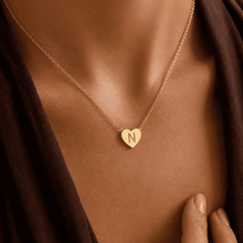 Amora Initial Heart Necklace 