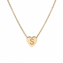 Amora Initial Heart Necklace 