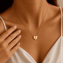 Amora Initial Heart Necklace 