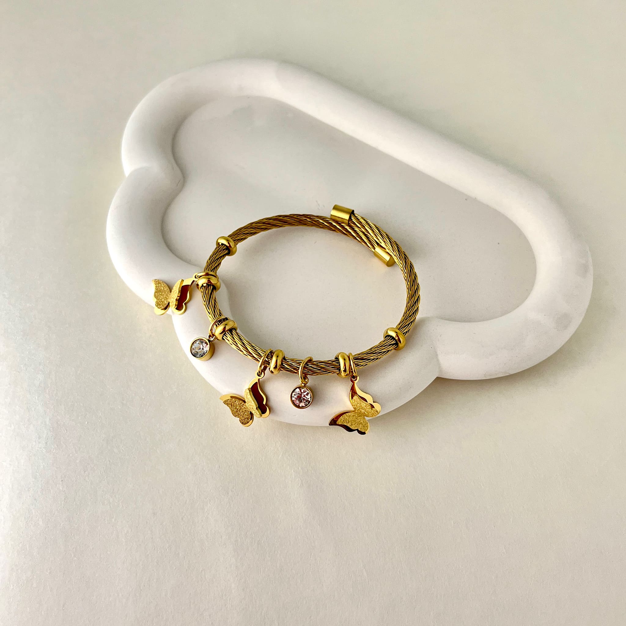 Butterfly Charm Bracelet - KINYOI