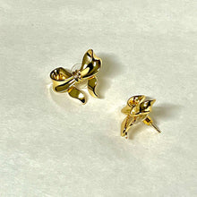 Golden Bow Stud Earrings - KINYOI