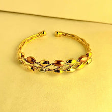 Multi - Strand Oval Beaded Cuff Bracelet - KINYOI