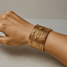 Radiant Layers Cuff Bracelet - KINYOI
