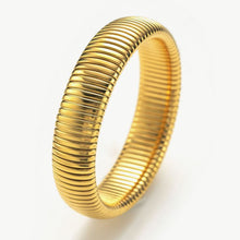 VELOWE Gold Ribbed Bracelet - KINYOI
